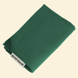Cotton canvas dog bed cover in forest green