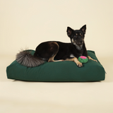 Cloud Kapok Dog Bed - Forest Green